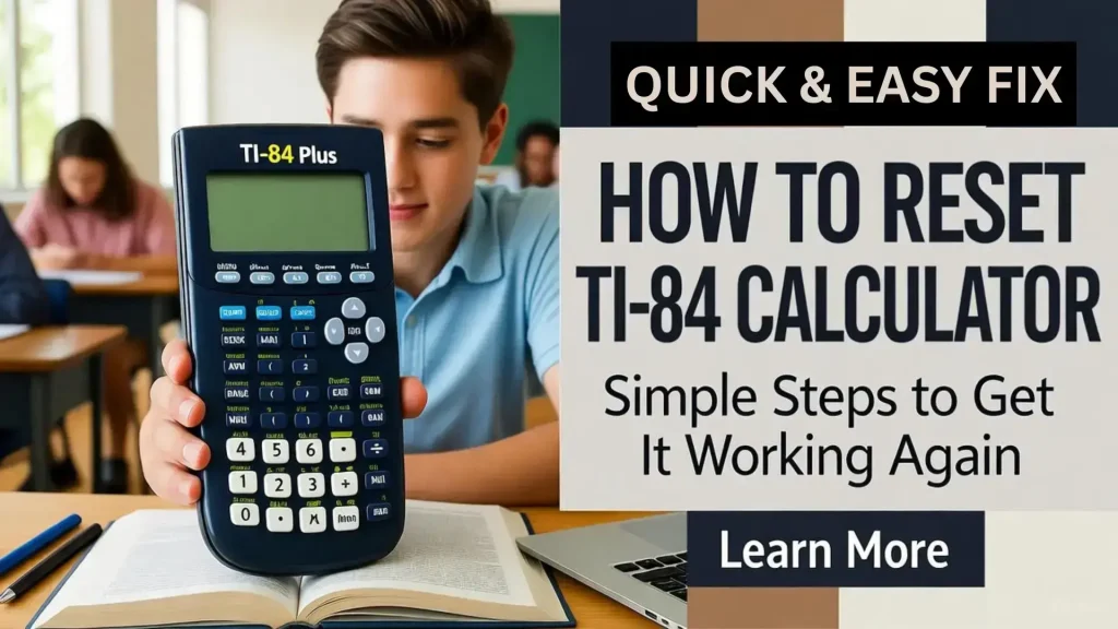 How to Reset TI-84 Quickly